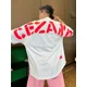 thumbnail image 4 of Pantalones deportivos Jogger Camisetas con alfabeto Pantalones Trajes para hombres Correr Jogging Pantalones de algodón para hombre Conjuntos de dos piezas Estilo coreano 2024, 4 of 5