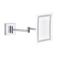 thumbnail image 1 of Makeup Mirror LED With Light HD Fill Light Folding Bathroom Wall-mounted Vanity Mirror Personal Makeup Mirrors 3 Times Magnification ,Widely Use, 1 of 3