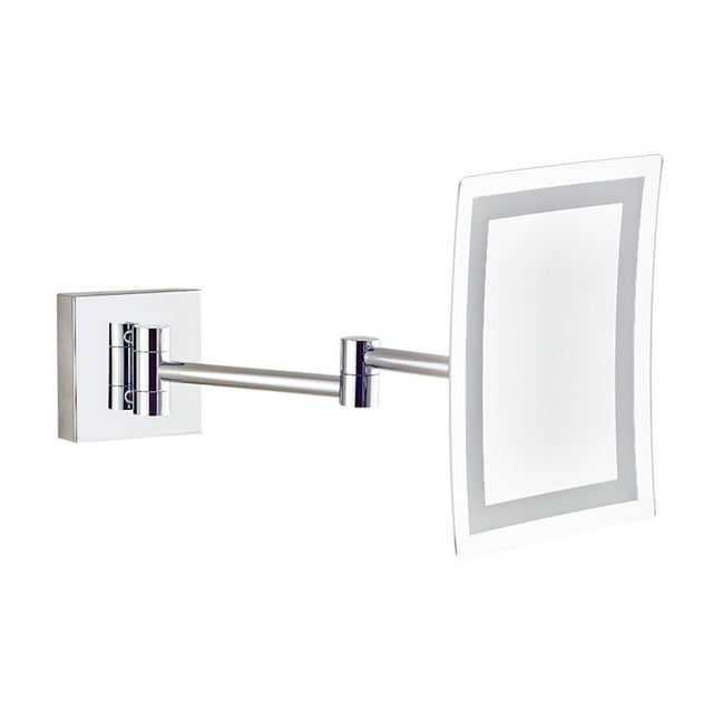Makeup Mirror LED With Light HD Fill Light Folding Bathroom Wall-mounted Vanity Mirror Personal Makeup Mirrors 3 Times Magnification ,Widely Use