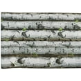 thumbnail image 5 of Forest Wallpaper Peel and Stick Wood Birch Tree Removable Grey/Brown/Green Vinyl Contact Paper Self Adhesive Mural 17.7in x 9.8ft, 5 of 7