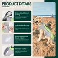 thumbnail image 3 of Kuoser Dog Cooling Vest - Adjustable, Breathable Mesh & Cooling Fabric, Summer Dog Vest Jacket with Reflective Strips, Green, XXL, 3 of 7