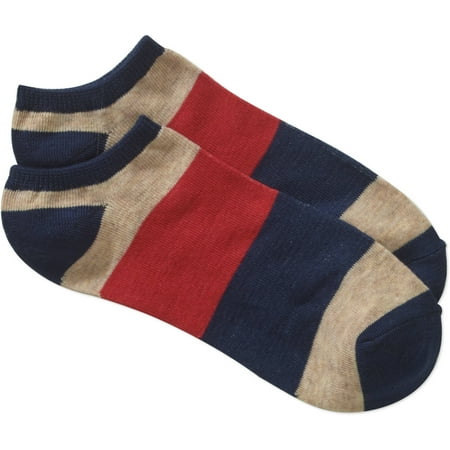 Texture Chevron 4pk No Show Sock