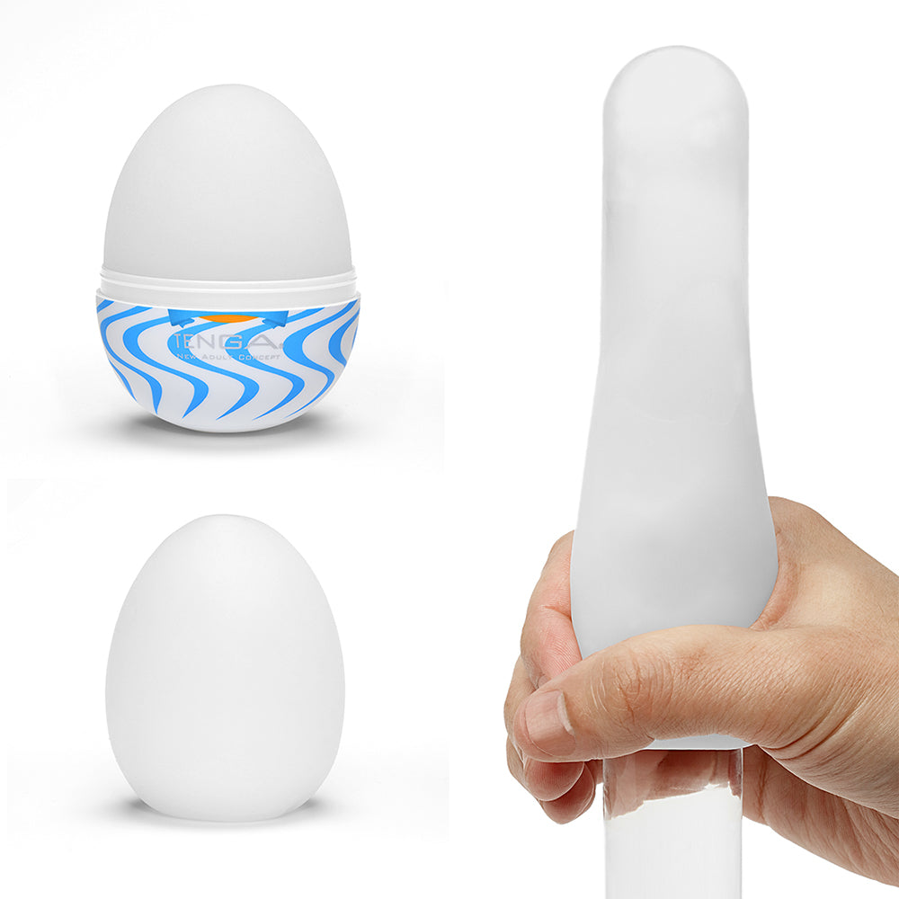 TENGA EGG Wonder Variety Pack 6 Pcs. Palm Size Ultra Stretchy Stroker for Masturbation and Foreplay