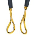 thumbnail image 2 of Elastic Boat Bungee Dock Line Docking different monitors, Rope Boat Dock Line Stretches to 5.5ft Yellow Black Dots, 2 of 9