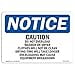 thumbnail image 3 of SignMission OS-NS-D-35-L-10497 OSHA Notice Sign - Caution Please Do Not Overload Washer or Dryer Clothes, 3 of 4
