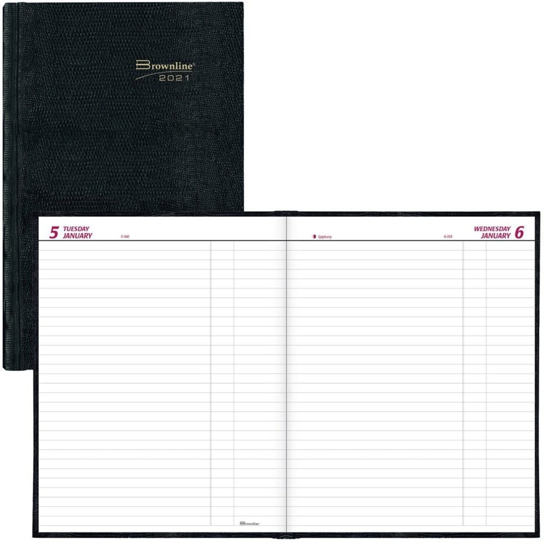 Brownline Perfect Binding Hard Cover Daily Planner