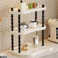 thumbnail image 2 of Shoreew Storage Rack 3 Tiers Great Load Bearing Bathroom Counter Organizer Kitchen Mug Storage Dresser Vanity Tray Cosmetics Skincare Perfume Kitchen Spice Shelf, 2 of 6