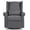 Black, variant on DaVinci Hayden Recliner and Swivel Glider in Misty Grey