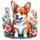 thumbnail image 1 of 5D DIY Lindo Perro Corgi Kit Del 30x30cm, 1 of 9