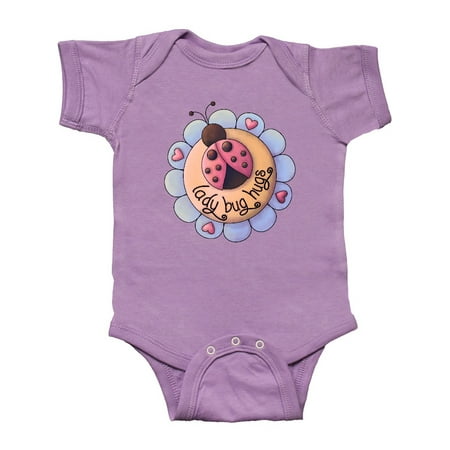 

Inktastic Ladybug Hugs with Flower Gift Baby Boy Bodysuit
