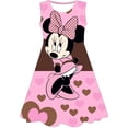 thumbnail image 1 of Disney Minnie Mickey Mouse 3D estampado niñas vestido verano Minnie Mickey vestido Mickey Mouse fiesta princesa vestidos playa Outfits6T Gao Jinjia LED, 1 of 1
