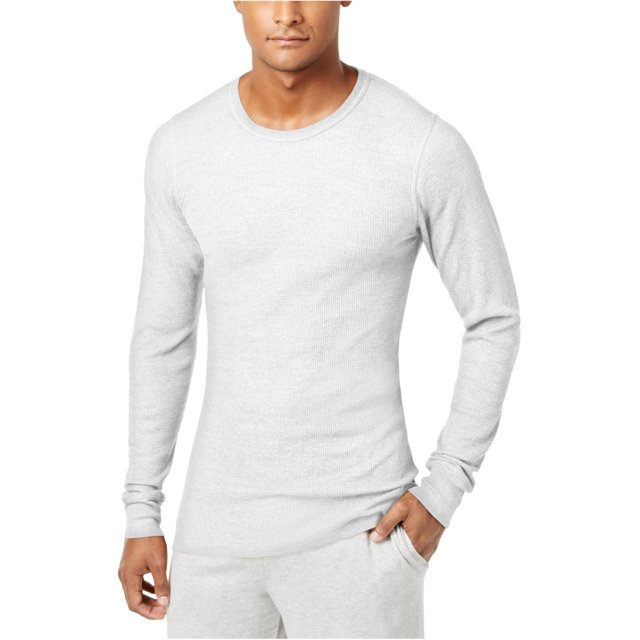 Alfani Playera Básica Tradicional Waffle para Hombre, Blanco, X-Large Alfani Camiseta básica