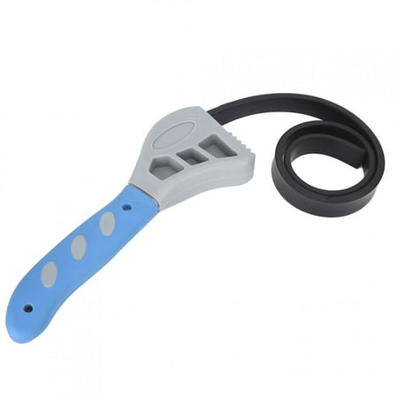 580mm Spanner Tool Non-Slip Rubber Grip Belt-Type Oil Filter Wrench for Car Repair