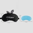 thumbnail image 3 of Bangcool Sleeping Mask Creative Letter Eye Mask Eye Shade with Ice Pack for Home Travel, 3 of 9