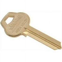 Corbin Russwin  6 Pin Coined Logo Key Blank with L4 Keyway, Nickel Plated