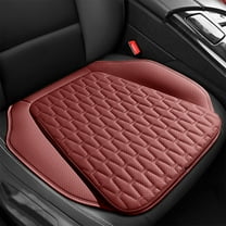 Car Seat Cushion, Breathable Perforated Leather Four Season Pad, Comfortable and Durable Vehicle Seat Mat, Ergonomic Support for Driving and Long Trips