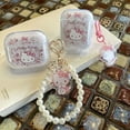 thumbnail image 2 of Hello Kitty Pendant with Pearl Chain for Apple AirPods 1 2 Case AirPods Pro 2 Case IPhone Earphone Accessories Air Pod Cover, 2 of 12