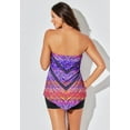 thumbnail image 6 of Swimsuits for All Longer Length Scarf Bandeau Tankini Set With Boy Short, 6 of 6