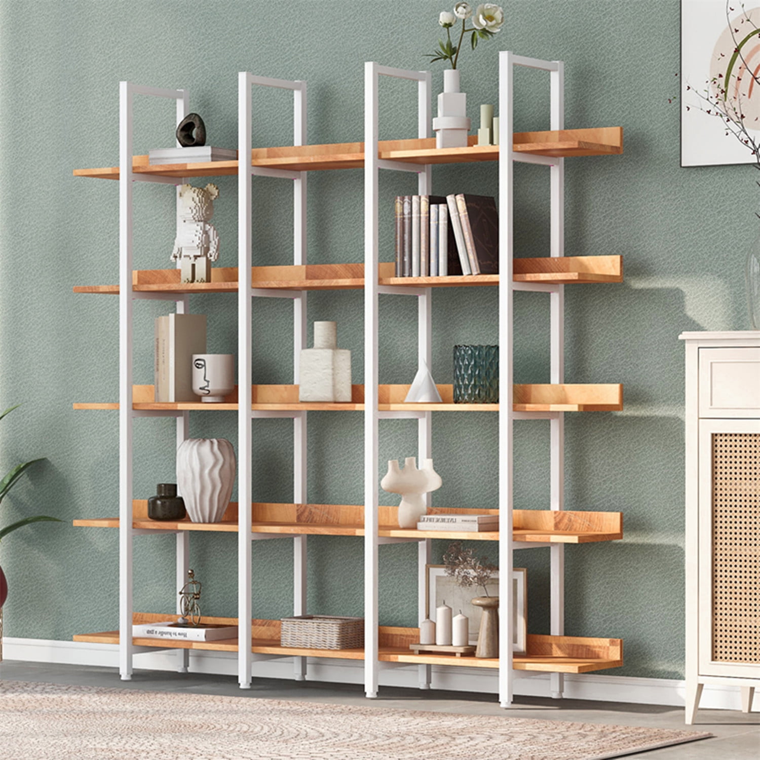 Modern Wooden Bookshelf