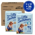 thumbnail image 2 of Pañales de natación Huggies Little Swimers, talla 4 (11-15 kg), 36 unidades, 2 of 9