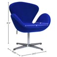 thumbnail image 2 of Lacey Modern Swivel Lounge Chair with Hydraulic Lift, 2 of 2