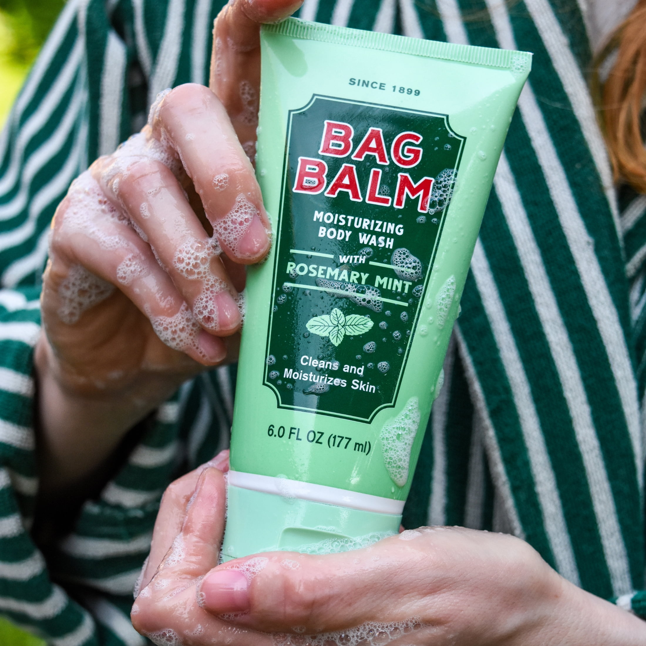 Vermont's Original Bag Balm Moisturizing Body Wash, Rosemary Mint, 6oz