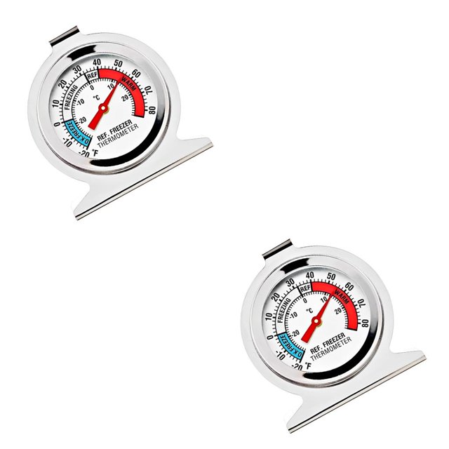 Moyic Refrigerator Temperature Meter Waterproof Freezer Temperature Gauge Temperature Sensor Tester Home Como se muestra 2Conjunto
