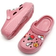 thumbnail image 5 of CERYTHRINA Womens Platform Clogs 2 in High Heels Mules Gardener Platform with Casual Clogs Red 39, 5 of 9
