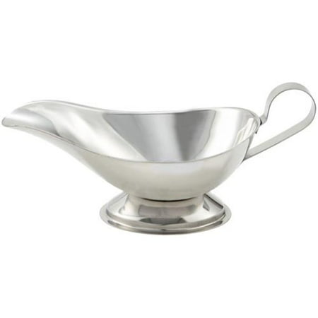 - Winware by Winco Gravy Boat, Stainless Steel 10 Ounce