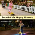 thumbnail image 6 of HIFINE Kids Ride On 3-Wheel Scooter W/Buildable Blocks, Aged 3-9, Yellow, 6 of 11