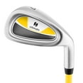 thumbnail image 1 of Ultimate Junior #7 Iron for Kids with Fiberglass Shaft & Headcover Junior Practice Golf Club Yellow, 1 of 10