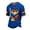 Blue, variant on Soccer Cup 2026 Jersey for Men, Crew Neck Short Sleeve Deutschland Graphic Tee with Ball & Number Print - Quick Dry Mesh Athletic Top for Match Day & Training Red L