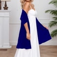 thumbnail image 5 of HNMKIU Elegant Velvet For Wedding And Evening Events A Soft Shawl Scarf For Bridesmaids And Guests Blue,One Size, 5 of 5