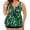 Dark Green, variant on ibiyuan Women's Plus Size Tankini Swimsuits 2 Piece Bathing Suits Swim Tummy Control Flowy Swimwear Floral Dress Swimsuits for Women Over 50,Dark Green