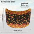thumbnail image 7 of Uorisanigo Car Hood Cover, Waterproof Polyester Maple Leaf Print Car Hood Wrap Blankets Universal Fit for Cars, Truck, Van, SUV, Easy Installation, Elastic Fabric, Effortless Maintenance, 7 of 7
