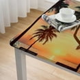 thumbnail image 5 of HAOXIT Square Table Cloth Polyester s for Home Decor, Parties, Picnic 52*52, 5 of 8