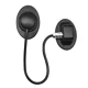 thumbnail image 1 of Cerradura para refrigerador, gabinetes de seguridad para bebés y niños, cerradura de límite para refrigerador con llave magnética para sujetar cajones (paquete de 2, negro), 1 of 4