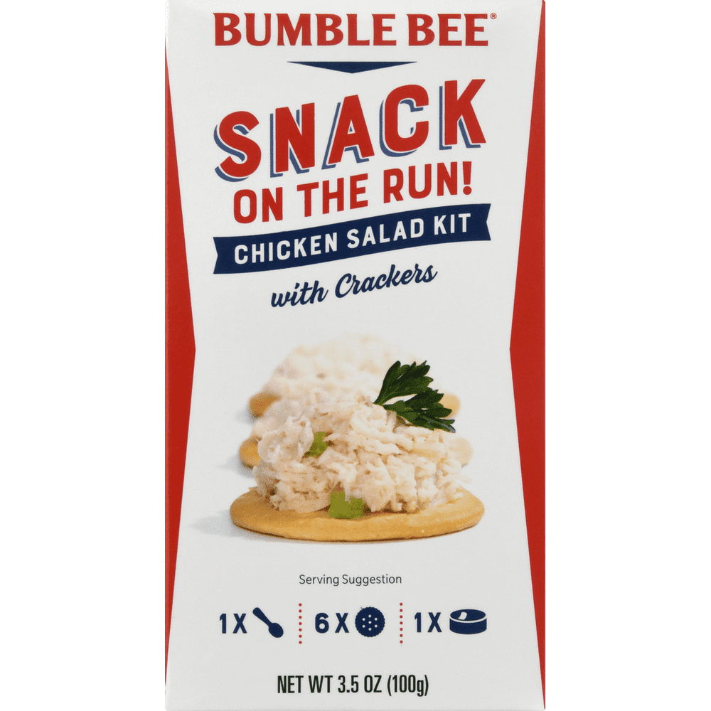 Bumble Bee Snack on the Run! Chicken Salad Kit with Crackers 3.5 oz