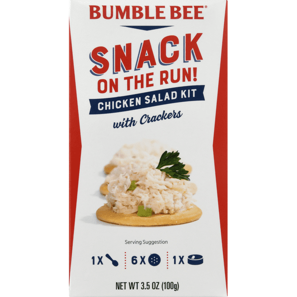 Bumble Bee Snack on the Run! Chicken Salad Kit with Crackers 3.5 oz
