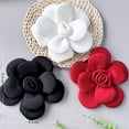 thumbnail image 5 of Chunky Fabric Flower Brooch Pin for Women Girls Fashion Dainty Layered Rose Camellia Flowers Corsage Boutonniere Brooches Lapel Pins Elegant Wedding Holiday Party Dress Accessories Jewelry, 5 of 11