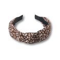 thumbnail image 2 of Fgnfyis Headbands for Women Oktoberfest Leopard Print Wide Knot Fascinator Headband Elegant Casual Hair Accessories for Women Bronze_003 One Size, 2 of 3