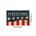 thumbnail image 3 of EGNMCR Bathroom Rugs, Rugs for Living Room, Area Rug Independence Day The US Floor Mat Patriotic Flag Patterns Foot Mat Patio Decorative Garden Flag Rugs Polyester Independence Day Floor Mats, 3 of 6