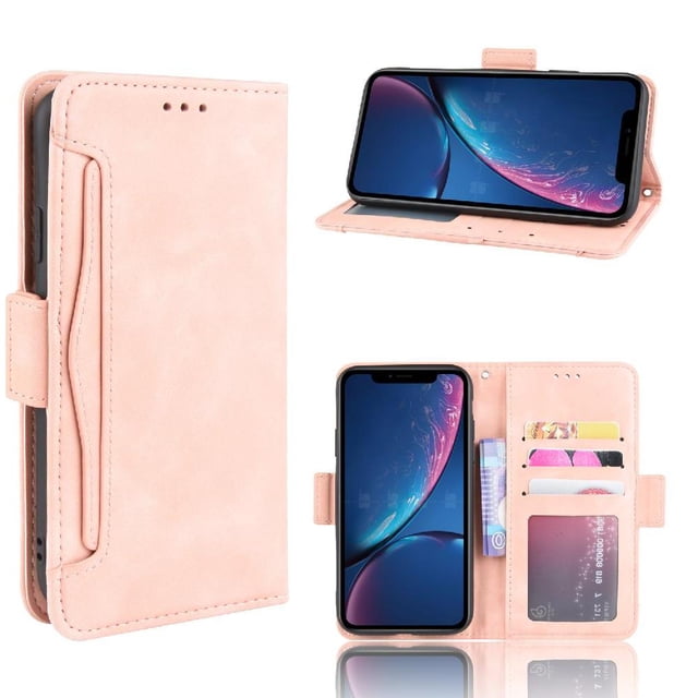 Funda Tipo Billetera GANGXUN para iPhone XR – Tapa Flip con Tarjetero