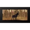 thumbnail image 2 of PI Studio 24x13 Black Modern Framed Museum Art Print Titled - Cold Pine, 2 of 5