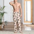 thumbnail image 5 of Vsdgher Panda Ice Creams Donuts Print Mens Pajama Pants Sleep & Lounge Pants, PJ Bottoms With elastic waistb and Pockets, 5 of 5