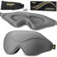 thumbnail image 1 of wonima11 Sleep Mask, New Version, Premium Eye Mask for Sleeping, Total Blackout, Superior Soft Comfort, Upgraded 3D Ergonomic Designed Sleeping Mask for Home, Office, Travel, Meditation, Yoga, Gray, 1 of 1