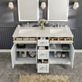 thumbnail image 3 of Eviva Epic 60 Inch Transitional Modern White Bathroom Vanity, 3 of 7