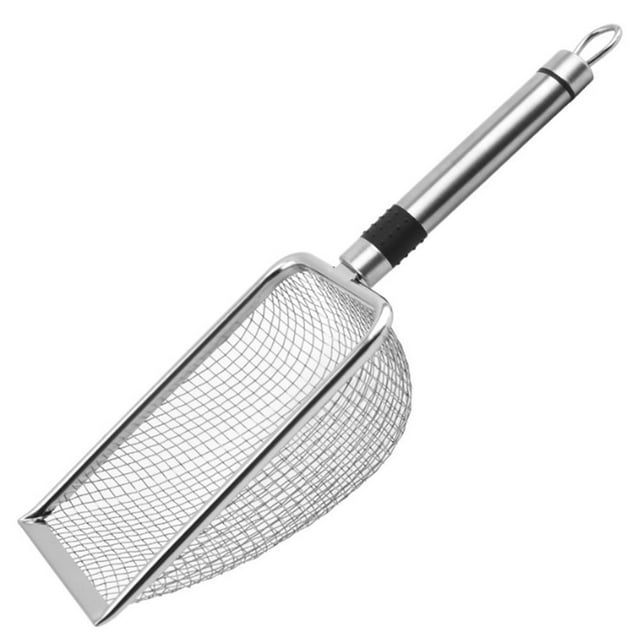 Mosiee Stainless Steel Sifting Shovel For Gardening Includes Multiple Mesh Options