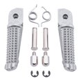 thumbnail image 1 of Reposapiés Delantero Para Conductor De Motocicleta, Compatible Con Yamaha Mt09 20172020 Tracer 900 2016-2021 Fz09 2014-2017, Color Plateado, 1 of 5