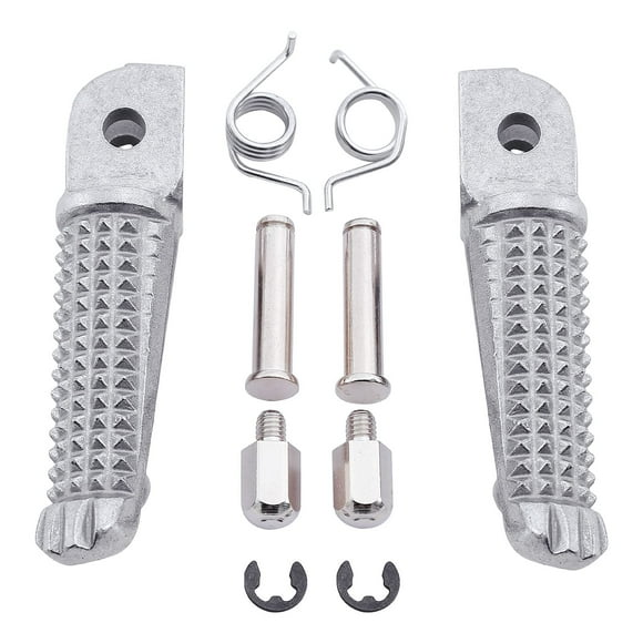 Reposapiés Delantero Para Conductor De Motocicleta, Compatible Con Yamaha Mt09 20172020 Tracer 900 2016-2021 Fz09 2014-2017, Color Plateado